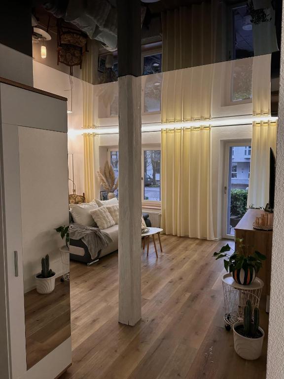 Χώρος καθιστικού στο Alex' Apartments Waldharmonie