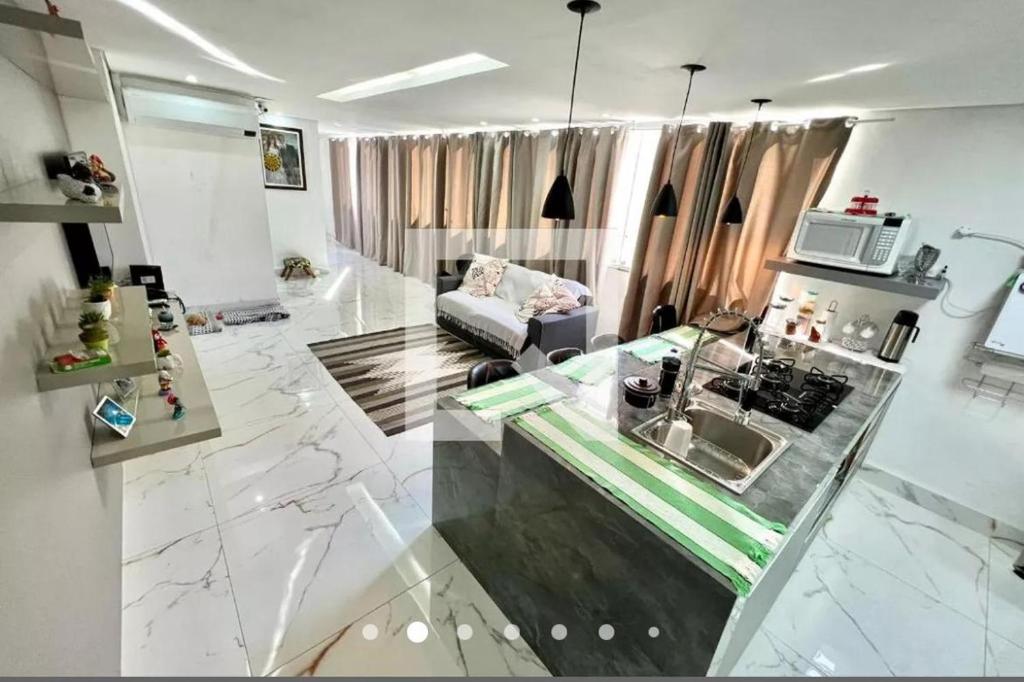 Η κουζίνα ή μικρή κουζίνα στο Aconchego de Lugar - Eri & Douglas