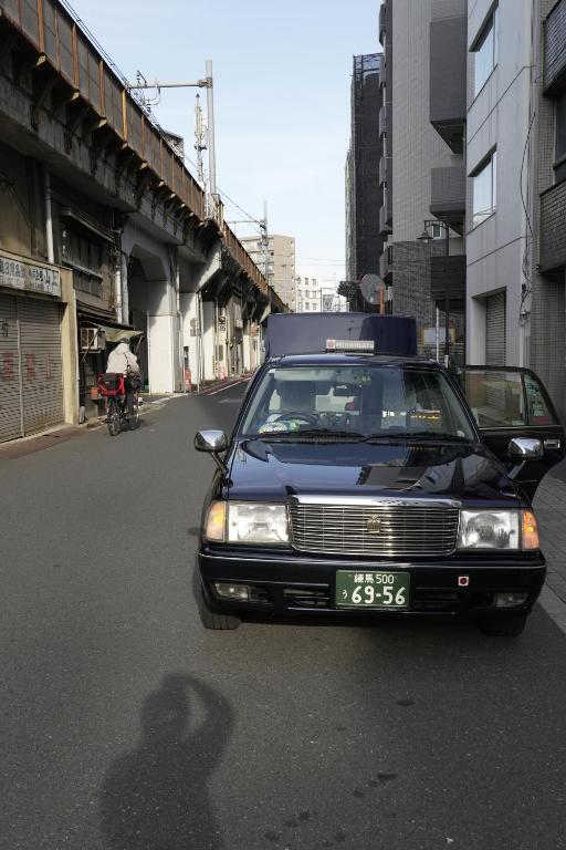 a car is parked on a city street at Vidanta in Nuevo Nayarit