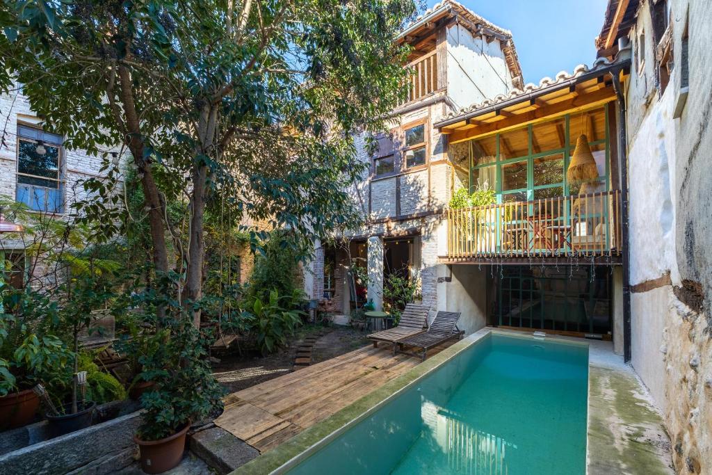Πισίνα στο ή κοντά στο Relax En Casona Única Lanueva