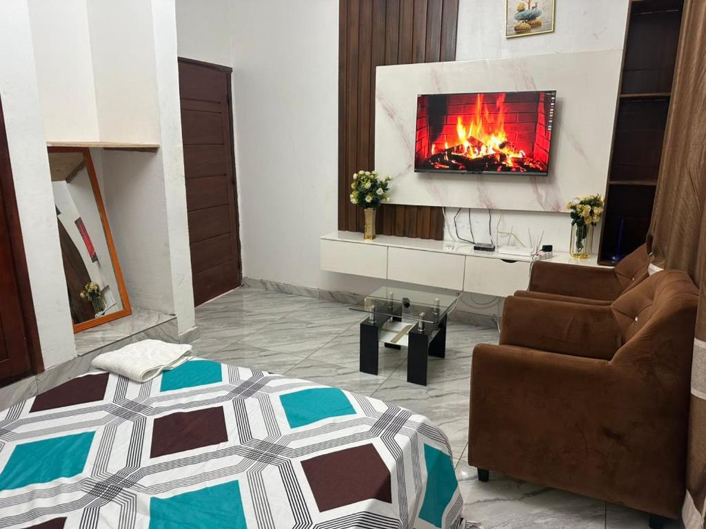 Posezení v ubytování Boris N1