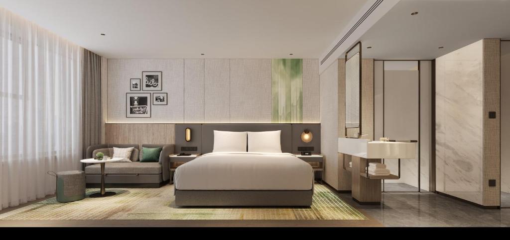 O zonă de relaxare la Holiday Inn Yiwu Center by IHG