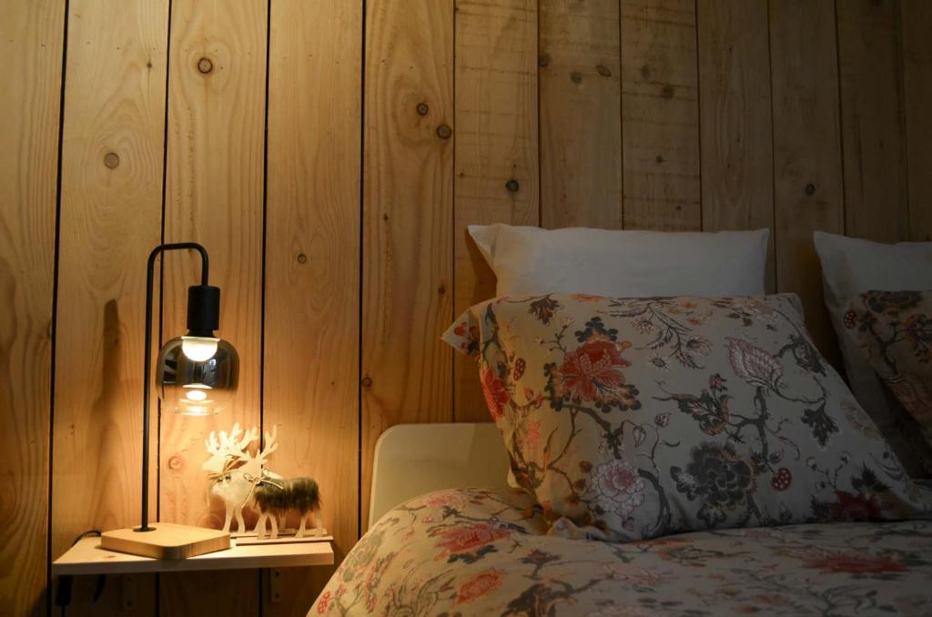 Postel nebo postele na pokoji v ubytování Le Relais d'Hubert