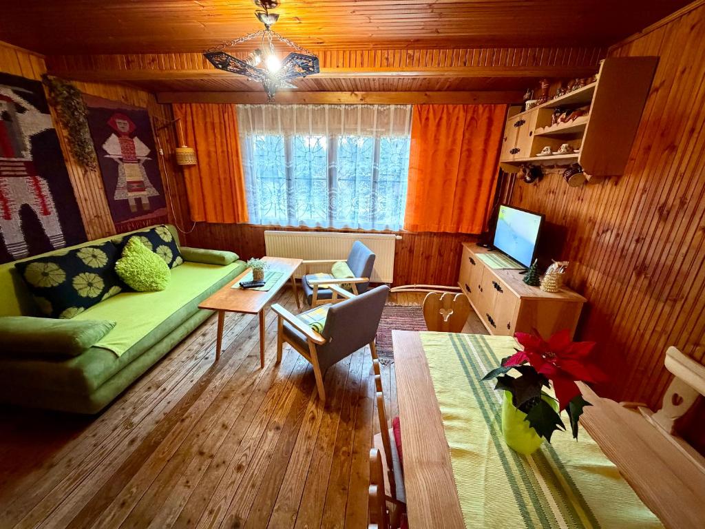 Posezení v ubytování Chata Retro