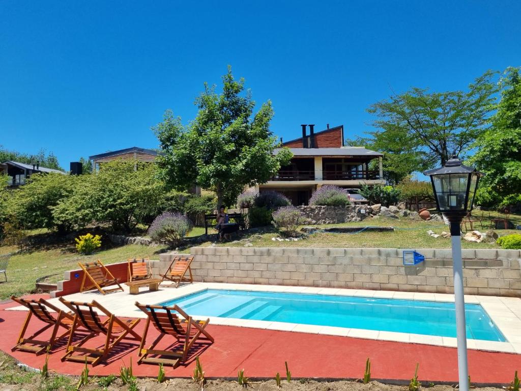 Πισίνα στο ή κοντά στο Complejo Terrazas al Champaqui