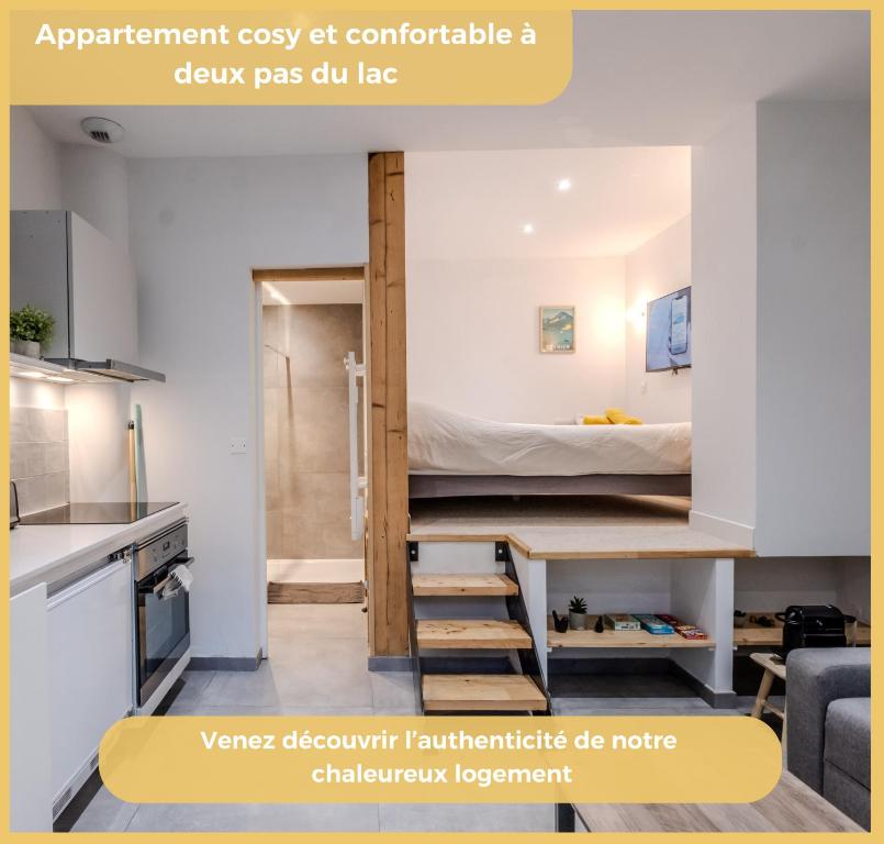 an apartment cozy at confederation a dough pass club lease at L'Ecrin du Lac I Studio I Sévrier in Sévrier