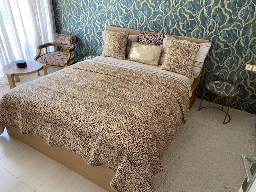 Postel nebo postele na pokoji v ubytování Apartment with piscine