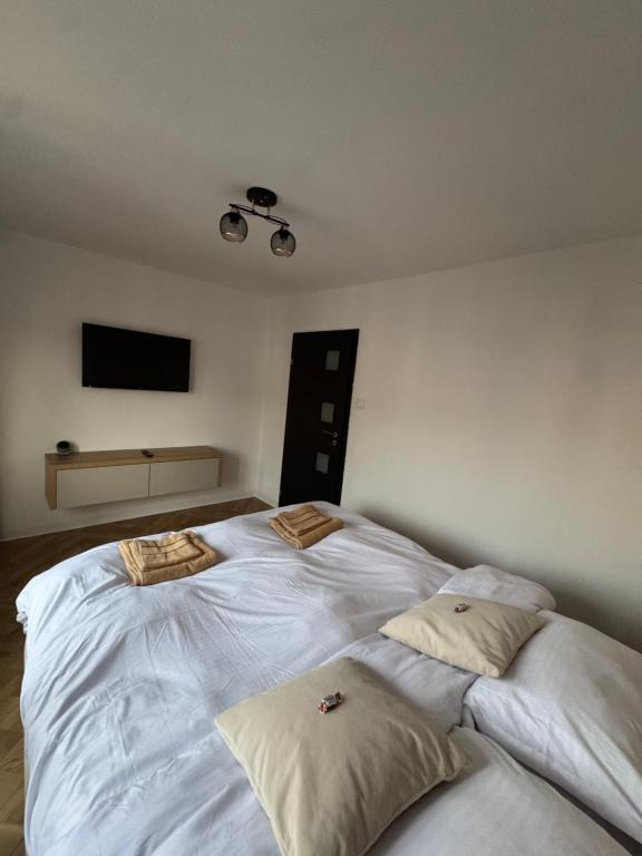 Postel nebo postele na pokoji v ubytování 1 Mai Apartament