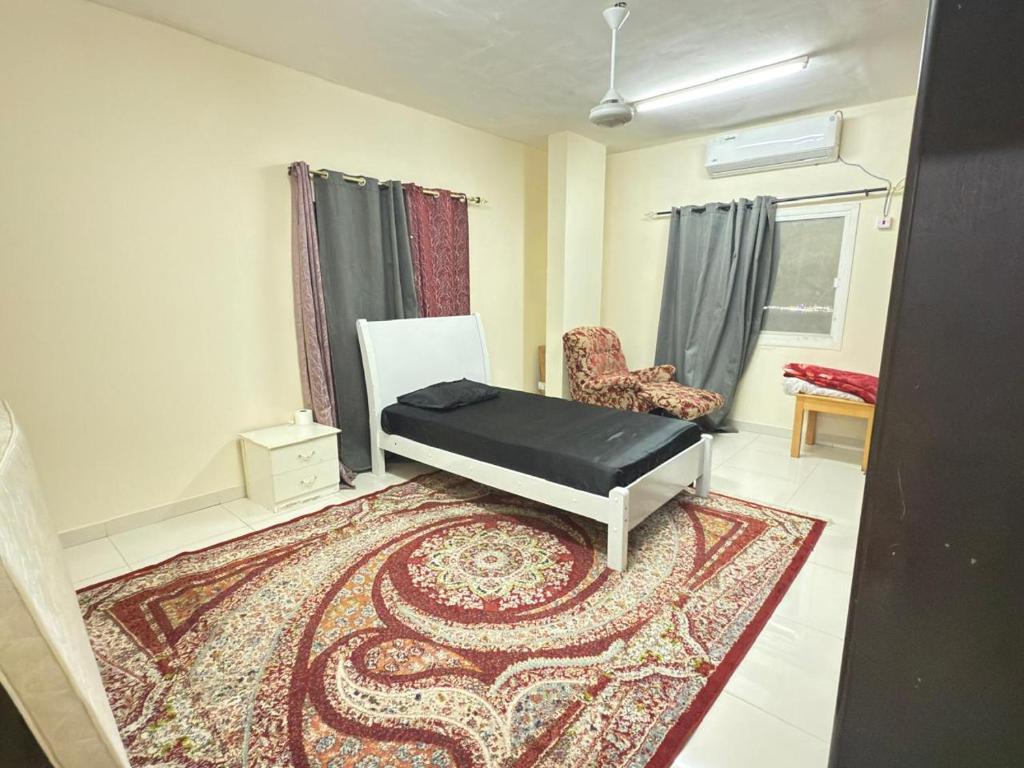 Postel nebo postele na pokoji v ubytování Stay home