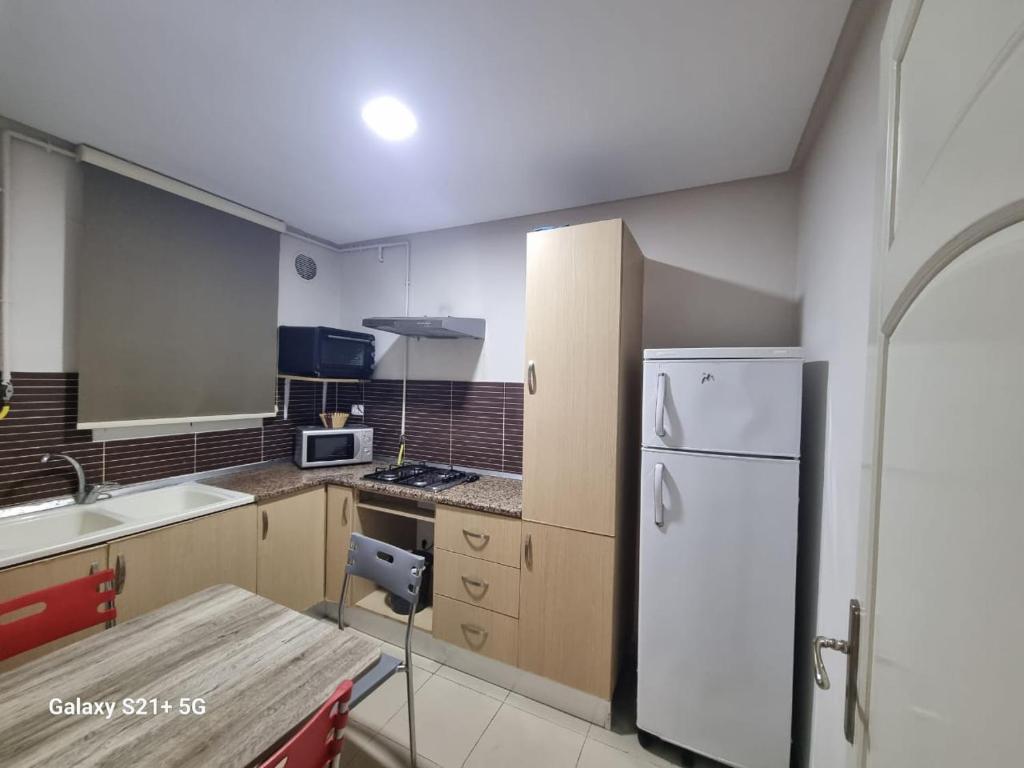 Kuchyň nebo kuchyňský kout v ubytování Chez-moi wiss