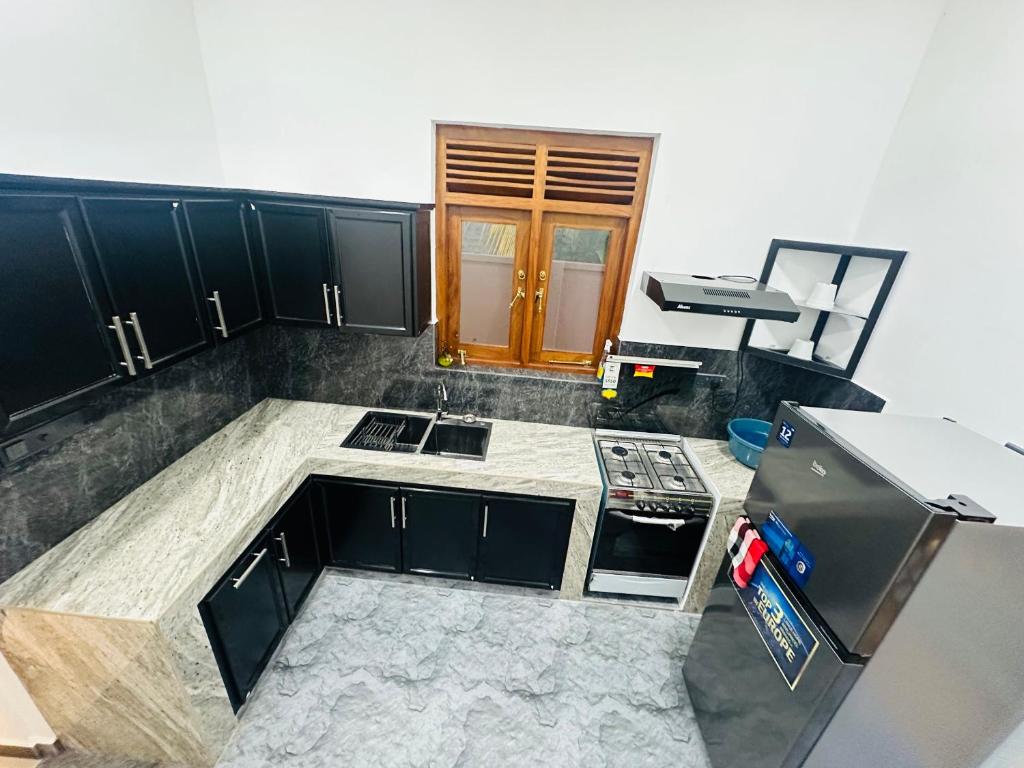 Kuchyň nebo kuchyňský kout v ubytování HA villa