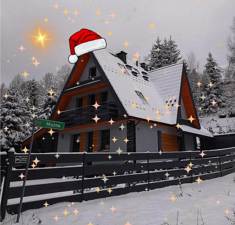 Zaciszny Zakątek Zawoja v zimě