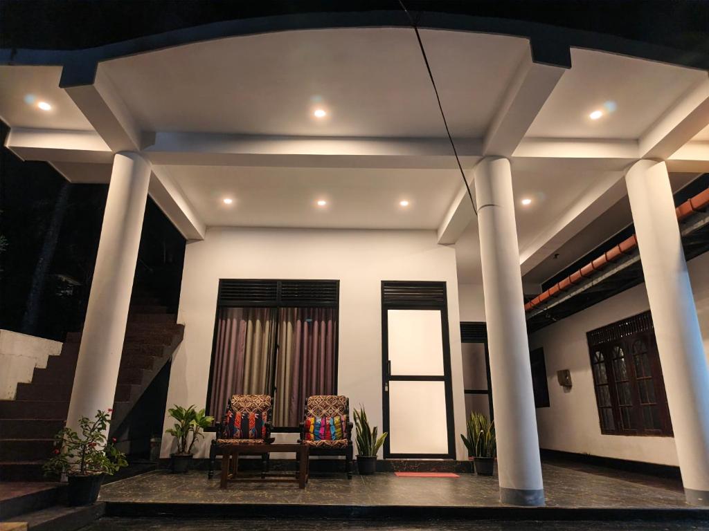 Posezení v ubytování Heaven's Edge Lodge & Spa