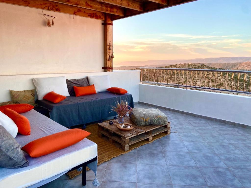 Гостиная зона в Villa Tafoukt Taghazout