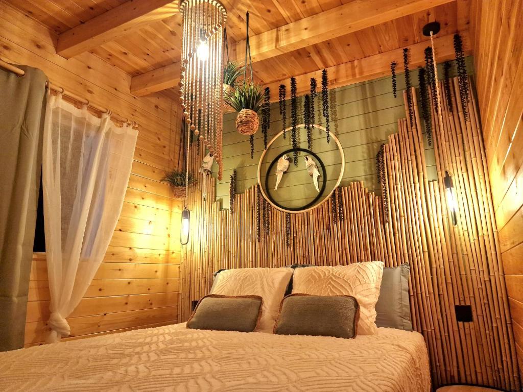 En eller flere senge i et værelse på DaKe Casetta Tenerife Village