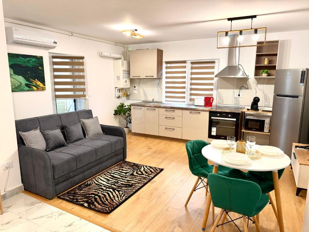 Η κουζίνα ή μικρή κουζίνα στο RCI APARTHOTEL self check-in