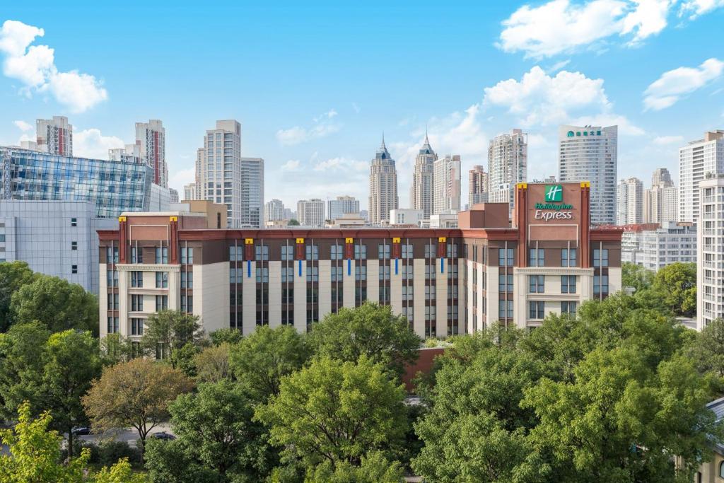 Γενική άποψη της πόλης Σαγκάη ή θέα της πόλης από  αυτό το ξενοδοχείο