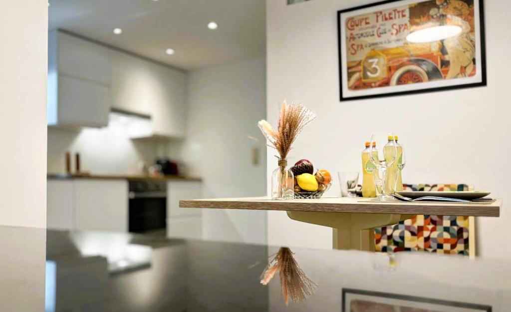 Nhà bếp/bếp nhỏ tại Au Petit Pierrot