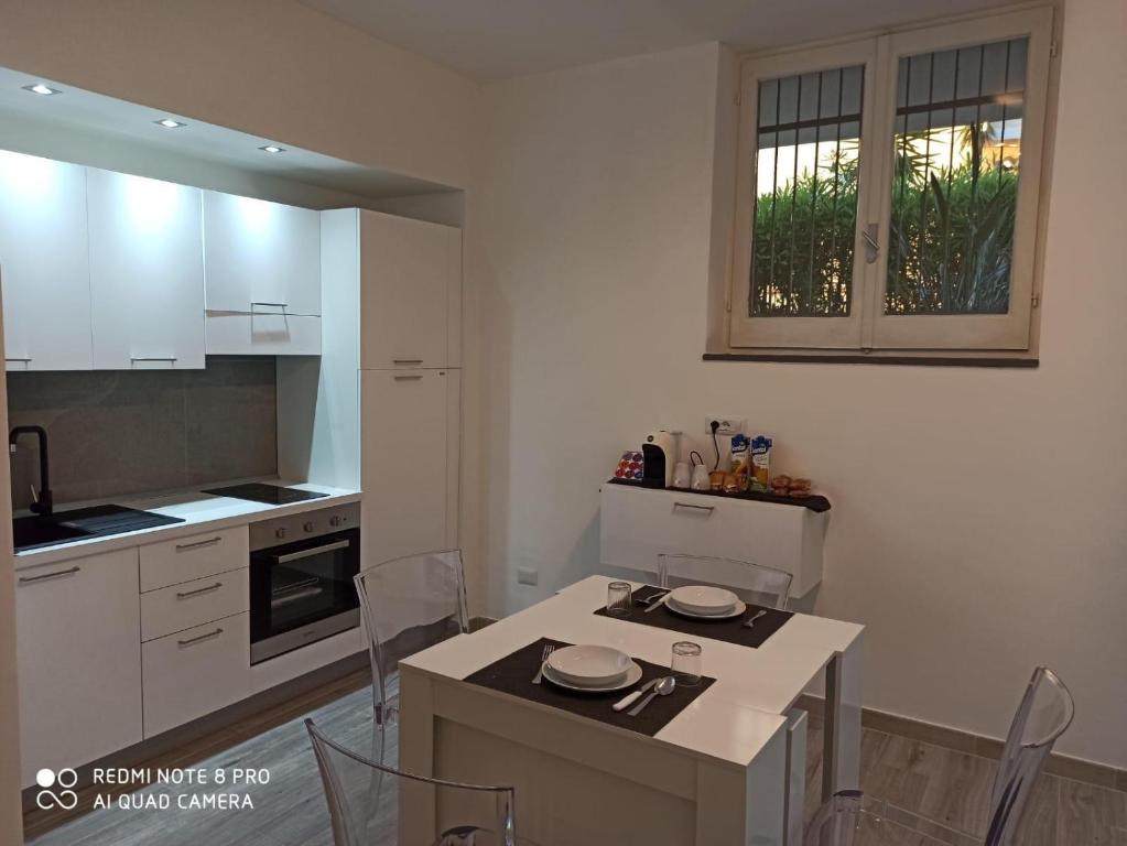 Kuchyň nebo kuchyňský kout v ubytování View