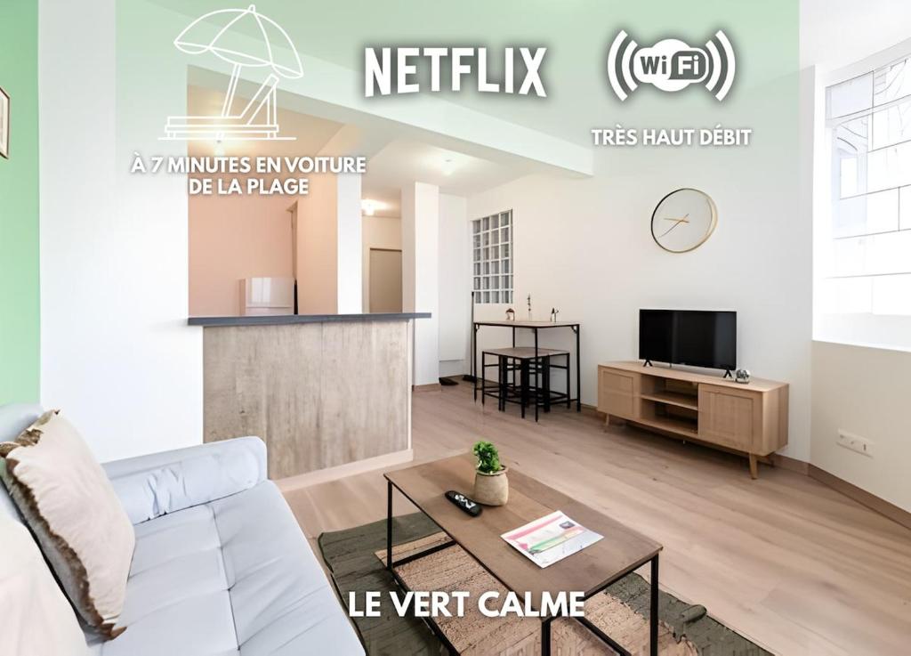 Μια τηλεόραση ή/και κέντρο ψυχαγωγίας στο Le Vert Calme