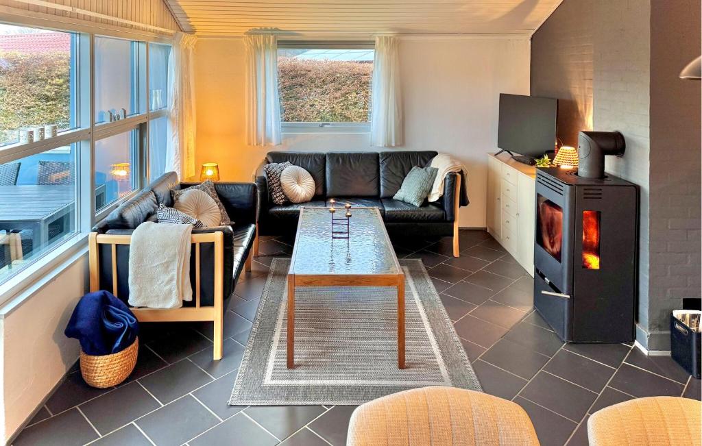 Et opholdsområde på 3 Bedroom Nice Home In Nordborg