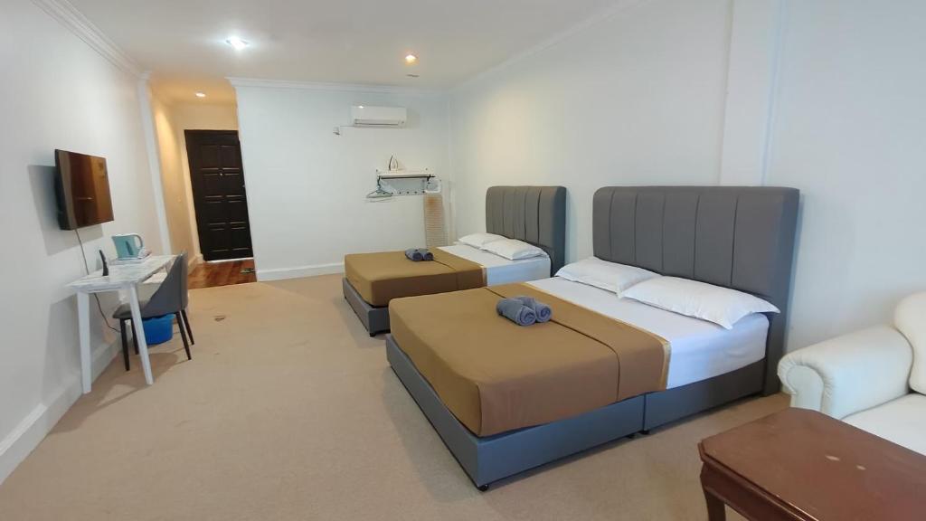 Pahang Rest House Raub - Habitación Queen Con Dos Camas Queen