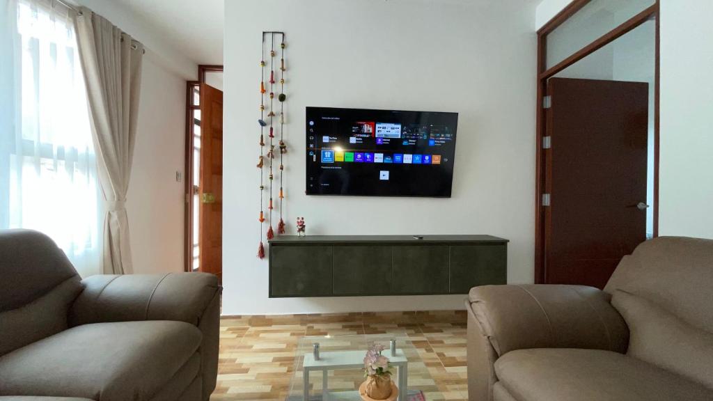 Et tv og/eller underholdning på Departamento en Urubamba