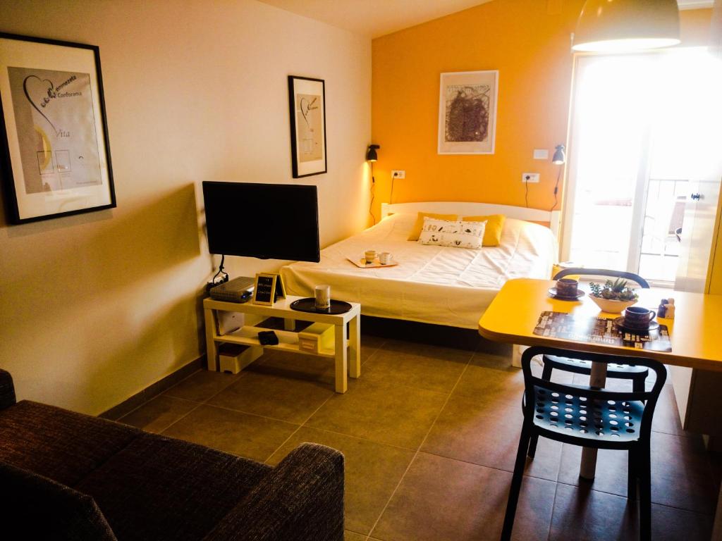 Posteľ alebo postele v izbe v ubytovaní Apartman Studio Ujević