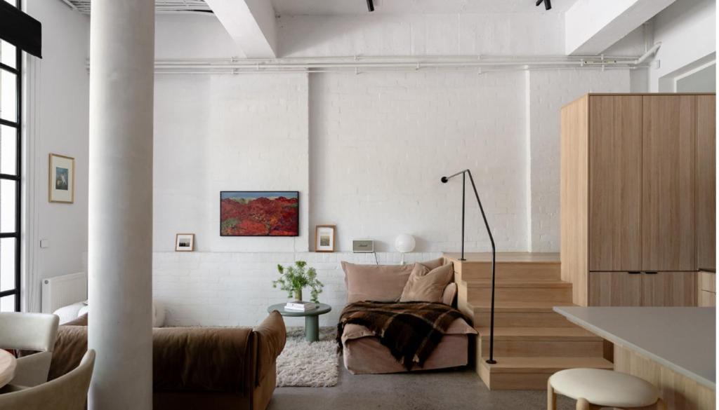 Light filled inner city warehouse apartment