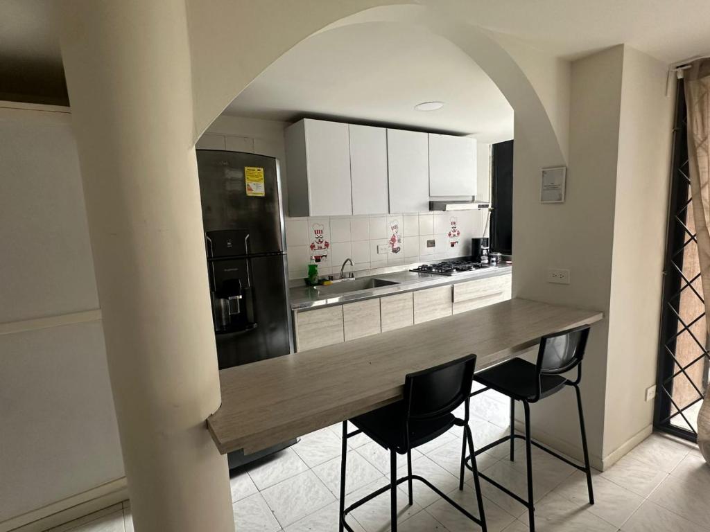 Kuchyň nebo kuchyňský kout v ubytování Apt 201 - San Fernando