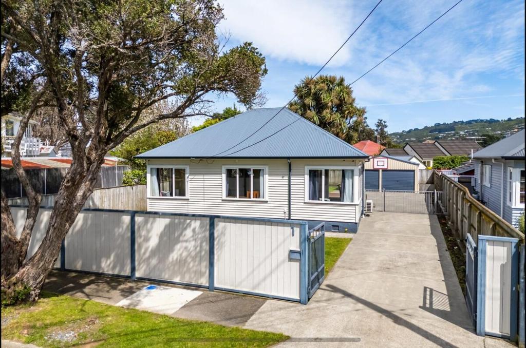 Bygningen som feriehuset ligger i