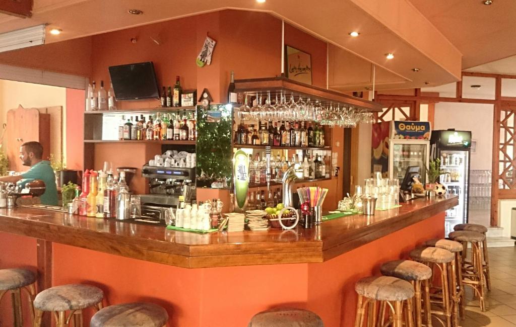Lounge nebo bar v ubytování Ideal Hotel