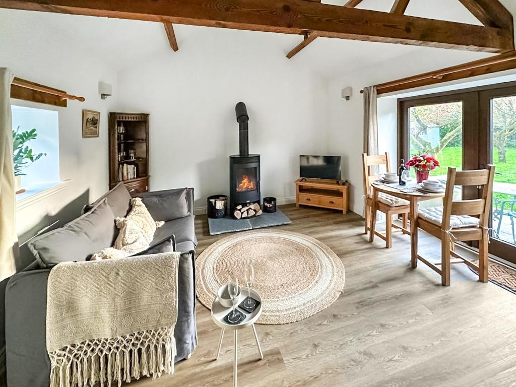 Et opholdsområde på Lime Tree Barn