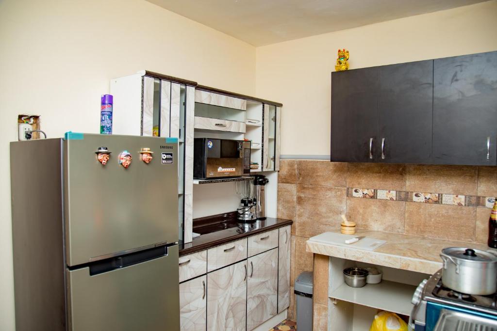 Kuchyň nebo kuchyňský kout v ubytování Euler House`s