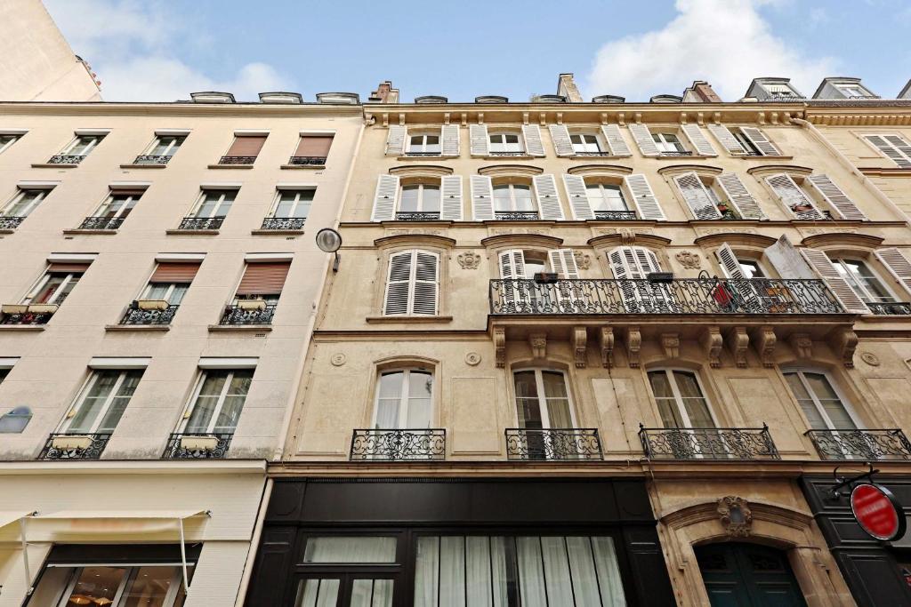 Bygningen som lejligheden ligger i