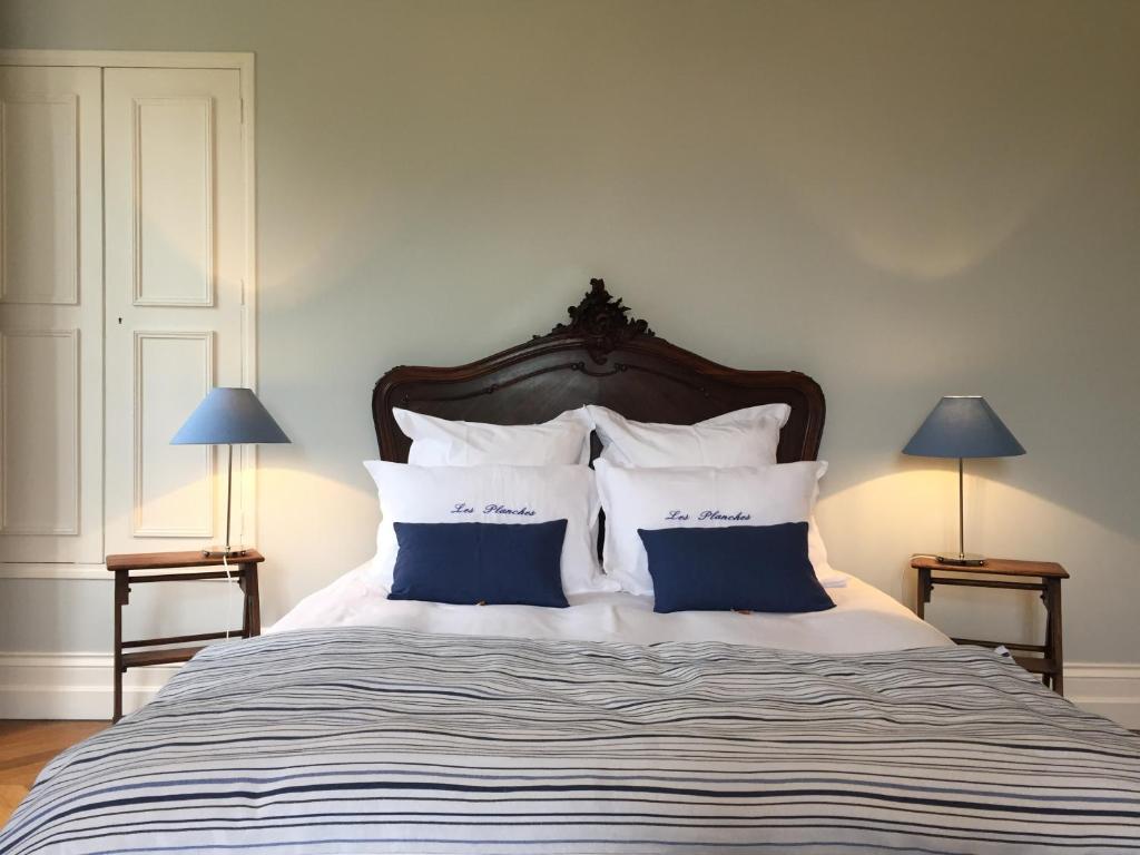 Postel nebo postele na pokoji v ubytování Le Manoir de Bénédicte B&B