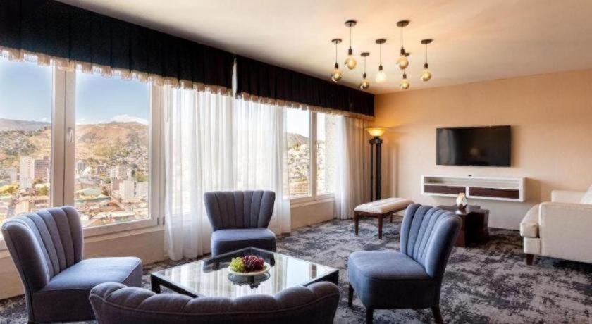 Posezení v ubytování Hotel Honduras Maya