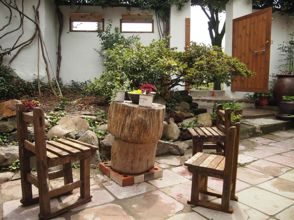Zahrada ubytování Mua Guesthouse