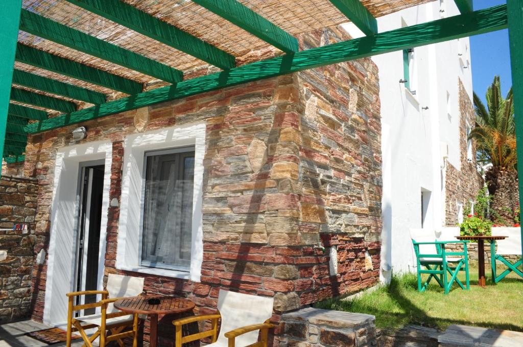 Budova, kde se aparthotel nachází