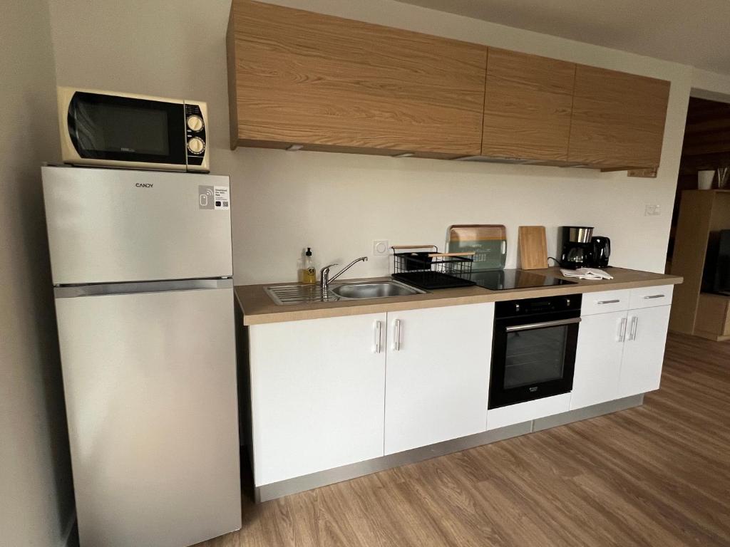 Køkken eller tekøkken på Maison des 5 cépages