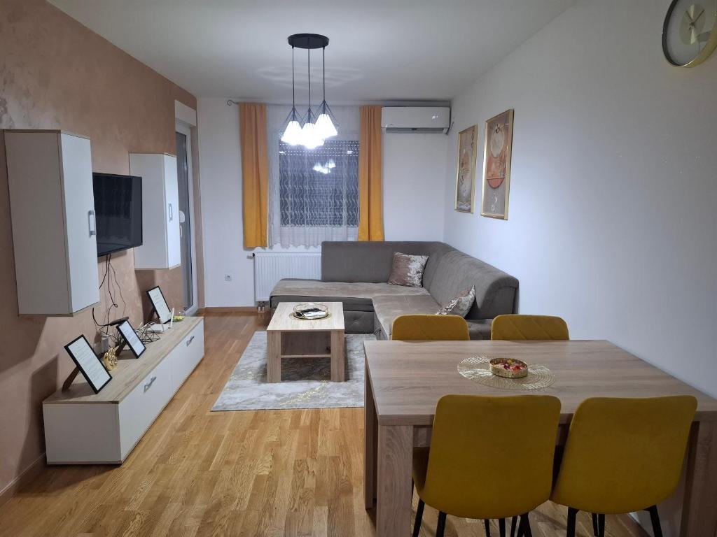 Гостиная зона в Apartman Bulevar