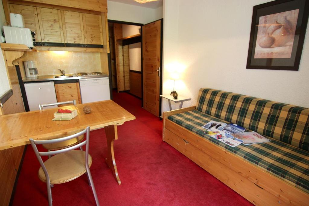 Kuchyň nebo kuchyňský kout v ubytování Hauts De Vanoise Appartements VTI