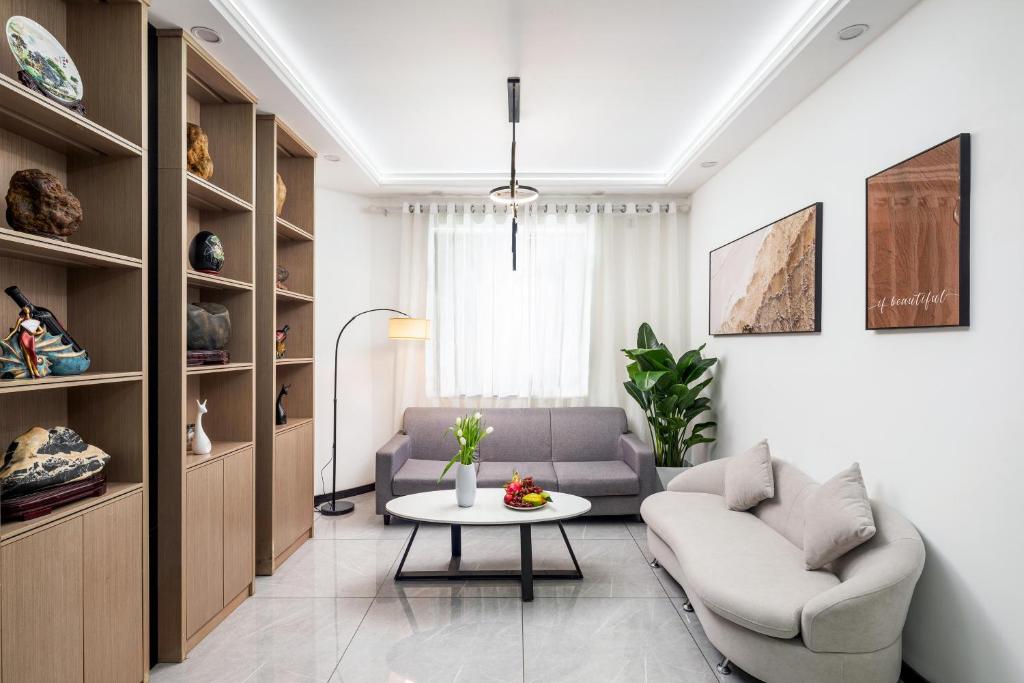 Posezení v ubytování Yangshuo Yi ju hotel