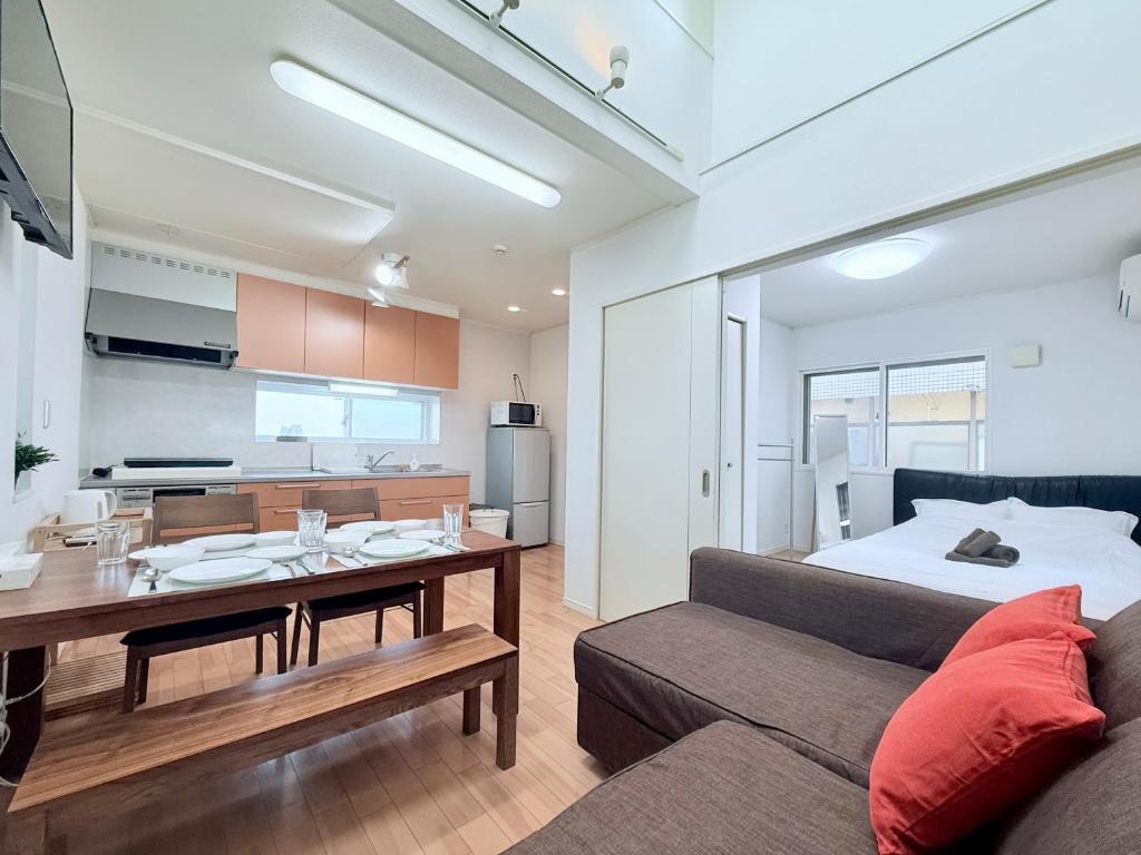 Tokyo Stay House Ikebukuro --Kitchen-Living-dining-3room--