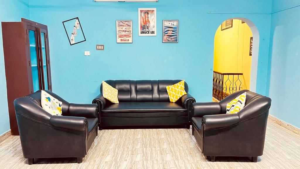 Posezení v ubytování Maison De Ravi