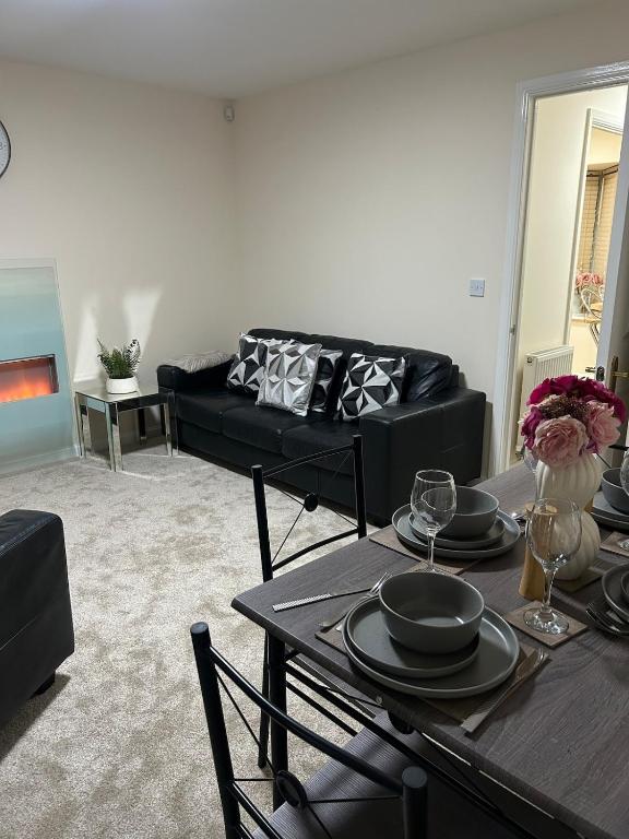 Et opholdsområde på The Cosy Geordie