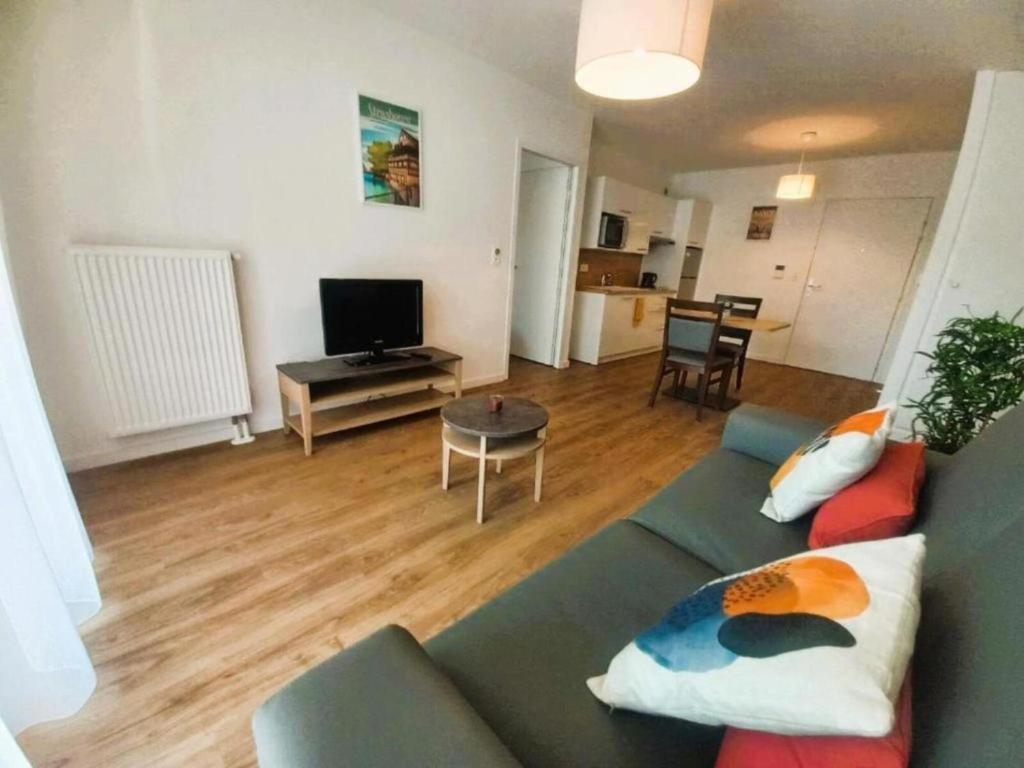 Χώρος καθιστικού στο Résidence de Schiltigheim