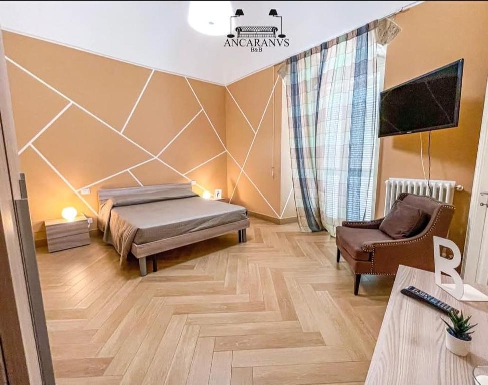 Cama o camas de una habitación en Ancaranvs B&B