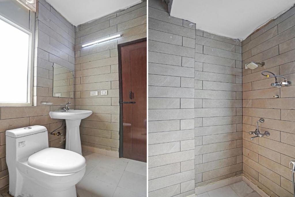 Et badeværelse på Hotel O Moon Hotel