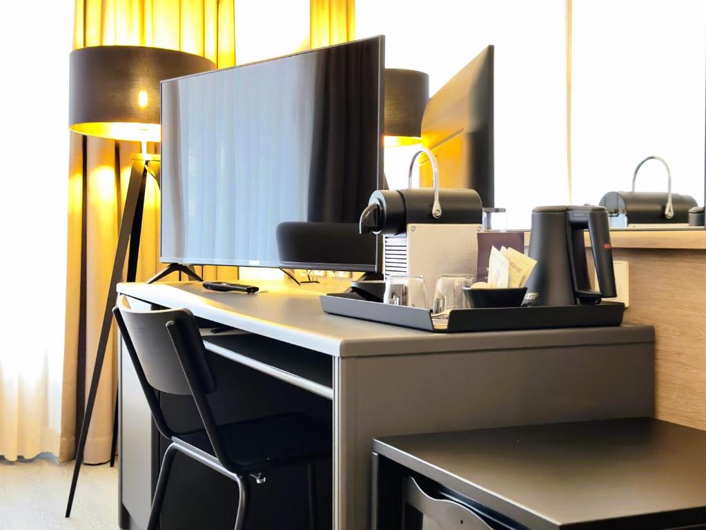 Auszeit Hotel Hamburg - Comfort Tweepersoonskamer Met Uitzicht Op De Tuin